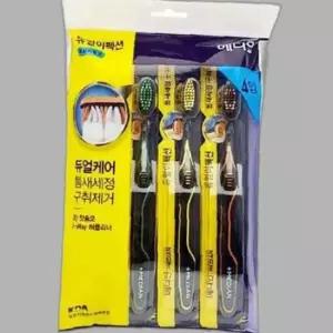 메디안 듀얼 케어 틈새 세정 칫솔 GWM 혀클리너 4개