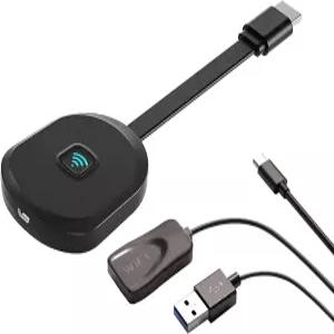 4K 무선 디스플레이 어댑터 동글 i-Pad Android 노트북에서 TV 모니터 프로젝터로의 화면 미러링 AirPlay