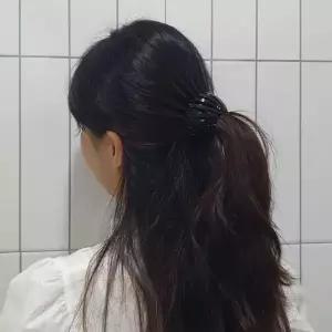 [MEINL5OR66]포니 만두핀 똥머리집게핀 기본 블랙