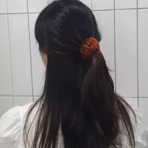 [MEINL5OP66]포니 기본 만두핀 똥머리집게핀 오렌지