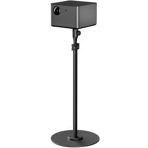 1/4인치 나사용 WALI 프로젝터 스탠드 바닥 최대 47.6인치 높이 마운트 홈 오피스 카메라(PM-004-B) 블랙