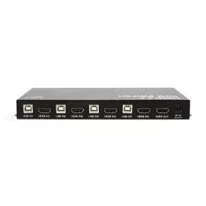 USB HDMI 4포트 KVM스위치 4K 키보드 마우 콘솔 60Hz