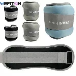 남성용 발목 무게 쌍 여성용 손목 kg/22LBS2kg/44LBS3kg/66LBS 다리 샌드백 피트니스용 팔 손