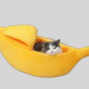 고양이 바나나하우스 반려동물 하우스 고양이침대 M