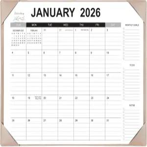 책상용 달력 2026-2027 매트 포함 22 x 17 대형 패드 2026년 1월부터 2027년 6월까지 운영되며 사무실 가정