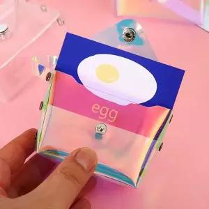 홀로그램 PVC 백 작은 파우치 가방 9 5x