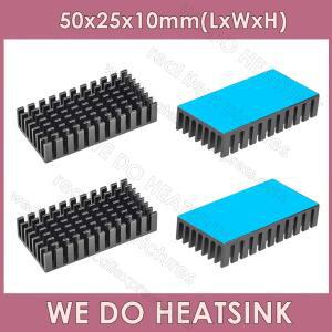 우리는 열 패드가 없거나 있는 50x25x10mm 히트싱크를 제공합니다. PCB 장치용 알루미늄 냉각 핀 LM2596 25