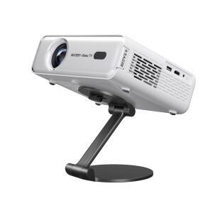 Aurzen 접이식 프로젝터 스탠드, 180 회전, 초소형 디자인, EAZZE D1R, D1, D1R 큐브, D1G 및 대부분의 프로젝터( 인치 나사, 스탠드 전용, 블랙)와 호환됩니다