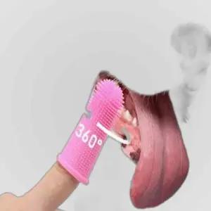 반려동물 실리콘 핑거양치 반려견칫솔 치아관리 칫솔