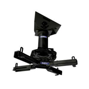 QualGear Pro-AV QG-KIT-VA-3IN-B 프로젝터 마운트 키트 액세서리 볼트 천장 어댑터, 3인치 1.5인치, 검은색