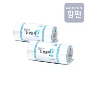 맘펀 위생롤백 냉동용 17cm25cm소형 400매 X 2개