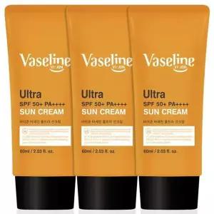 [NS홈쇼핑]바이존바세린 울트라 차단 선크림 50ml 3개 SPF50+ PA++++[36012543]