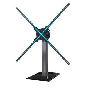 Missyou 3DHologramFan 강화 유리 베이스와 알루미늄 프레임이 있는 합금 (높이 스탠드 이상의 38.1cm(15인치)) 스탠드, 팬에 69.9cm(27.5인치) 데스크탑 적합(데스크탑