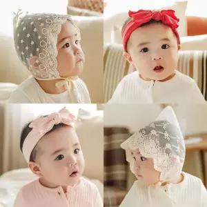 [보리보리/채니봉봉]유아 아기 백일촬영, 돌촬영룩, 아기외출룩 보넷,베이비밴드 모음