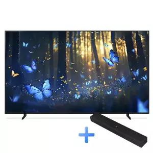 KU65MH80AFXKR o클릭o 삼성전자 Mini LED TV MH80 163cm 스탠드형 +사운드바(HW-B400F)
