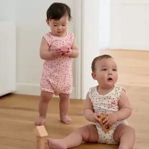 [보리보리/씨엘 드 마망]딸기 패턴 슈트