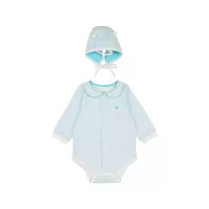 [롯데백화점]아가방 코지바지수트(모자)(BLUE,L/CORAL)01T517902