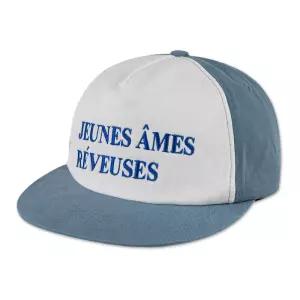 [윅]JEUNES AMES 5패널 투톤 워싱 볼캡-스카이블루