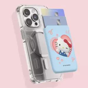 아트박스/산리오 산리오 하트팝 마그네틱 슬라이드 카드지갑