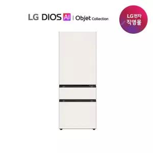 LG전자 LG 디오스 AI 오브제 김치톡톡 Fit Max 글라스 1등급 386L Z386GBB221