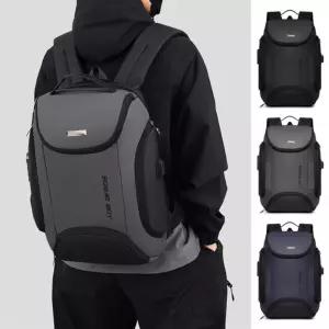 남자 모던 데일리 캐주얼 옥스퍼드 수납 백팩
