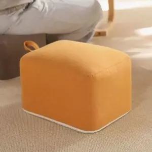 [하프클럽/]홈인러브 사각 스툴 40x30x30cm 오렌지 좌식스툴 스툴
