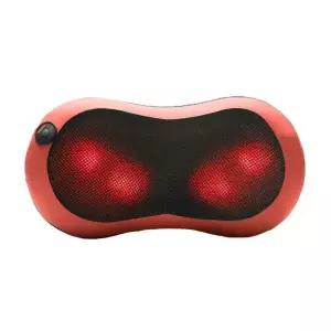 코랄색 쿠션 안마기 목어깨마사지 어깨 허리 마사지 발마 다리