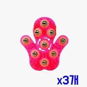TBZ 셀프 360도 회전 마사지볼 장갑(핑크) x3개