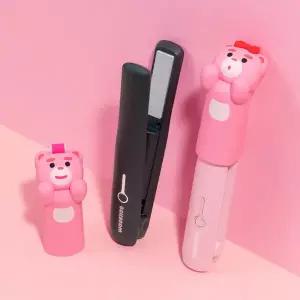 벨리곰 휴대용 매직기 무선 미니 판 고데기 뿌리볼륨 앞머리 초소형