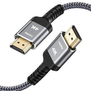 하이윙 20피트 4K HDR 케이블 18GBPS 땋은 나일론 HDCP 2.2 ARC UHD HD 1080P 노트북용 3D 모니터 PS3 PS4 블루레이 넷플릭스 프로젝터