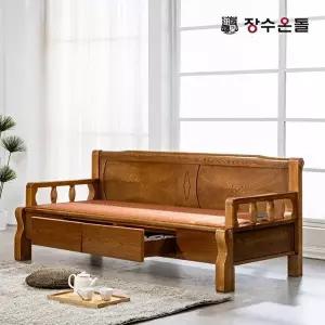 [장수온돌]장수온돌 온재 서랍형 확장형황토볼 포켓스프링보료 온열건강소파 카우치