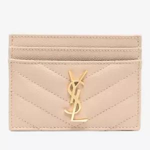 모노그램 쉐브론 퀼팅 카드지갑 423291/BOW01 2721 DARK BEIGE