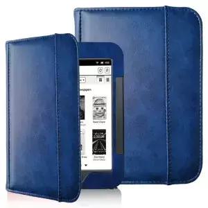 Barnes and Noble Nook 모델 BNRV300 / 전자책 보호 가죽 케이스용 심플 터치 리더 커버