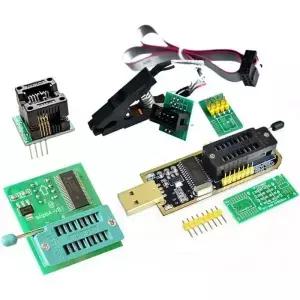 EEM B USB 프로그래머 CH341A SOIC8 클립 1.8V 어댑터 24 25 시리즈 플래시용