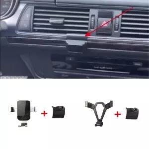 1PC ABS 소재 20122018 Audi A6 C7 특수 자동차 전화 홀더 고정 브래킷 스탠드 모바일 중력 연결