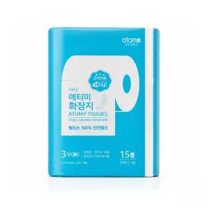 애터미화장지 4D엠보싱 35m 15롤 x 4팩