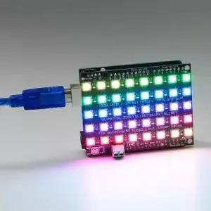 Arduino용 주소 지정 가능 LED 모듈 보드 WS2812B 5X8 픽셀 도트 매트릭스 실드 40 RGB