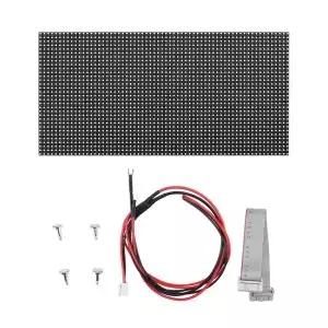P4 야외 LED 디스플레이 스크린 RGB 풀 컬러 방수 모듈 디지털 SMD 보드 64x32 픽셀 256x128mm 매트릭스
