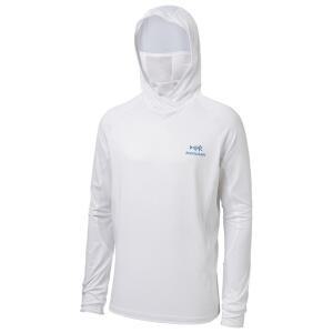 Bassdash UPF 50 남성용 긴 소매 낚시 셔츠마스크 UV 넥 게이터 후디 포함