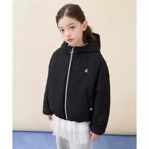 빈폴 키즈 BI6138G035 여아 숏 패딩 점퍼 블랙 1032740