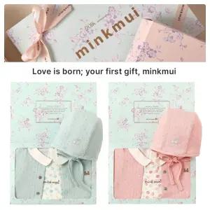 밍크뮤 minkmiu MN 아미엘뮤SET바디슈트 3617067603 36170-676-03 04 출산백일돌선물 36170-676-0304-BON 4