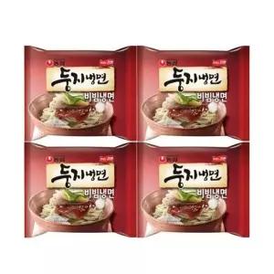 농심 둥지냉면 비빔냉면 멀티 4개 x 16개 (16401072)