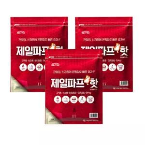 제일파프 핫 3팩 15매 붙이는 파스 근육 허리통증 관절 어깨 붙이는파스