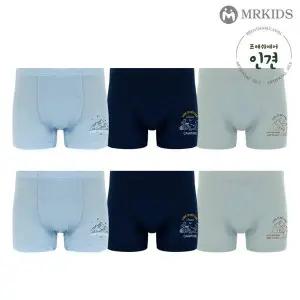 [엠알주니어]파인인견 남아드로즈팬티 아동사각속옷 6종세트_P359727915