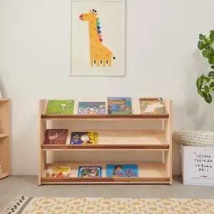 아트박스/인터데코 전면책장 도서진열장 115cm P00000LW