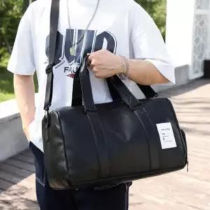 인조 가죽 보스턴백 스포츠 생활방수 여행 보조 가방