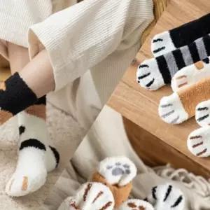 무압박 임산부 수족냉증 고양이 수면양말 산모 양말