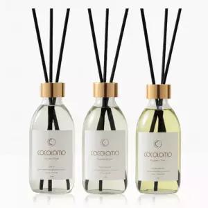 코코로모 프리미엄 유리병 디퓨저 200ml 3개 플로럴향 숲향 레몬향 방향제 선물세트 집들이선물