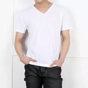 베이직 코디 가벼운 소재 브이넥 데일리 남 남녀공용