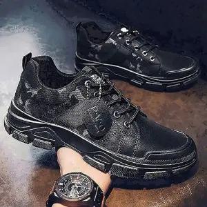 남자 데일리 캐주얼 밀리터리 로드화 이 로 캔버스화